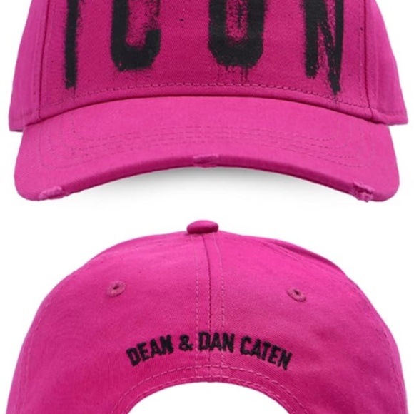 Dsquared2 Be Icon Spray Paint Baseball Cap Trucker Hat - Picture 2 of 2